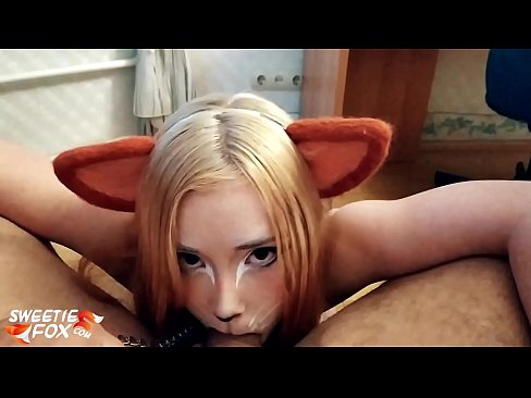 ❤️ Kitsune залгих дик, булэг нь түүний аманд ️❌ Хөөрхөн порно манайд